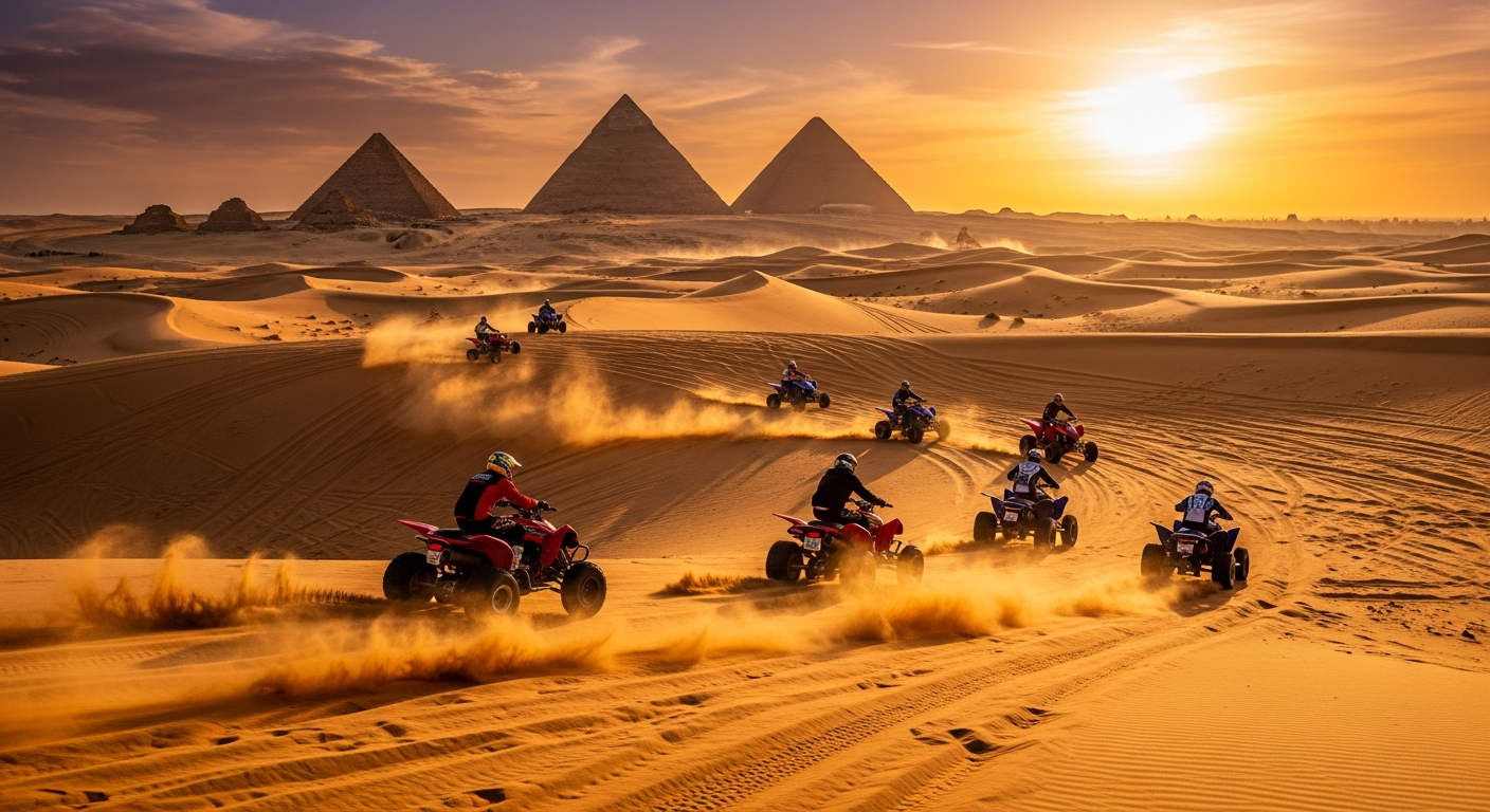 Giza Pyramids Quad Bike & ATV Desert Safari